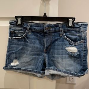 Distressed Joe’s denim shorts size 28